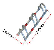 Φόρτωση εικόνας στο εργαλείο προβολής Συλλογής, Μπάρα Στάθμευσης Ποδηλάτων 3 θέσεων PARK-BBR3