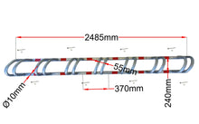 Φόρτωση εικόνας στο εργαλείο προβολής Συλλογής, Μπάρα Στάθμευσης Ποδηλάτων με 7 Θέσεις PARK-BBR7