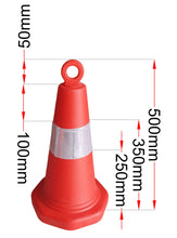 Φόρτωση εικόνας στο εργαλείο προβολής Συλλογής, Πλαστικός κώνος σήμανσης 50 cm PARK-DH-PE-7