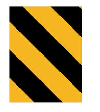 Φόρτωση εικόνας στο εργαλείο προβολής Συλλογής, Αυτοκόλλητο Αφρώδες ΠροστατευτικόΤοίχων Γκαράζ με Κίτρινες και Μαύρες Ανακλαστικές Λωρίδες PARK-FWP2418BY