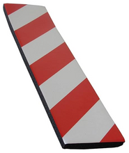 Φόρτωση εικόνας στο εργαλείο προβολής Συλλογής, Αυτοκόλλητο Αφρώδες Προστατευτικό Τοίχων Γκαράζ με Κόκκινες και Λευκές Ανακλαστικές Λωρίδες PARK-FWP5010RW