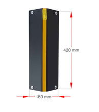 Φόρτωση εικόνας στο εργαλείο προβολής Συλλογής, Μεταλλικό Στοπ Τροχού Χαμηλού Προφίλ PARK-SWS-42