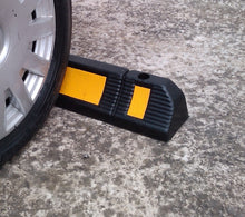 Φόρτωση εικόνας στο εργαλείο προβολής Συλλογής, Στοπ τροχών πάρκινγκ κί τρινου-μαύρου χρώματος PARK-DH-225