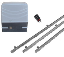 Φόρτωση εικόνας στο εργαλείο προβολής Συλλογής, Μηχανισμός συρόμενης πόρτας NORTON FCM 400 με 1 τηλεχειριστήριο και 3m μεταλλική κρεμαγιέρα