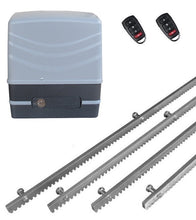 Φόρτωση εικόνας στο εργαλείο προβολής Συλλογής, Μηχανισμός συρόμενης πόρτας NORTON FCM 400 με 2 τηλεχειριστήρια και 4m μεταλλική κρεμαγιέρα