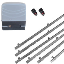 Φόρτωση εικόνας στο εργαλείο προβολής Συλλογής, Μηχανισμός συρόμενης πόρτας NORTON FCM 400 με 2 τηλεχειριστήρια και 6m μεταλλική κρεμαγιέρα