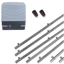 Φόρτωση εικόνας στο εργαλείο προβολής Συλλογής, Μηχανισμός συρόμενης πόρτας NORTON FCM 400 με 2 τηλεχειριστήρια και 7m μεταλλική κρεμαγιέρα