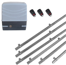 Φόρτωση εικόνας στο εργαλείο προβολής Συλλογής, Μηχανισμός συρόμενης πόρτας NORTON FCM 400 με 3 τηλεχειριστήρια και 6m μεταλλική κρεμαγιέρα