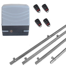 Φόρτωση εικόνας στο εργαλείο προβολής Συλλογής, Μηχανισμός συρόμενης πόρτας NORTON FCM 400 με 4 τηλεχειριστήρια και 4m μεταλλική κρεμαγιέρα