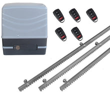 Φόρτωση εικόνας στο εργαλείο προβολής Συλλογής, Μηχανισμός συρόμενης πόρτας NORTON FCM 400 με 5 τηλεχειριστήρια και 3m μεταλλική κρεμαγιέρα