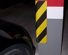 Φόρτωση εικόνας στο εργαλείο προβολής Συλλογής, Εφαρμογή αυτοκόλλητου αφρώδους προστατευτικού γωνιών και τοίχων γκαράζ με ανακλαστικές λωρίδες PARK-FCP5025BY