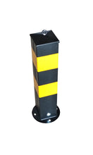 Φόρτωση εικόνας στο εργαλείο προβολής Συλλογής, Μεταλλικό Κολωνάκι Σταθερό με Πυραμιδικό Τελείωμα και Κρίκο στο Πάνω Μέρος PARK-SBF-100P-KR