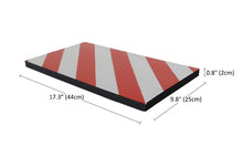 Φόρτωση εικόνας στο εργαλείο προβολής Συλλογής, Διαστάσεις αυτοκόλλητου αφρώδους προστατευτικού με εγκοπές και ανακλαστικές λωρίδες PARK-FSWP5025RW