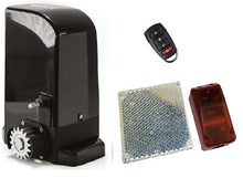 Φόρτωση εικόνας στο εργαλείο προβολής Συλλογής, Σετ μοτέρ συρόμενης πόρτας BRAVO 500 με ενσωματωμένο πινακοδέκτη, 1 τηλεχειριστήριο και φωτοκύτταρα με ανακλαστήρα