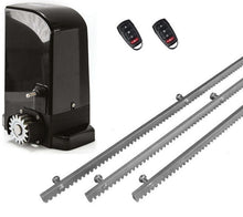 Φόρτωση εικόνας στο εργαλείο προβολής Συλλογής, Σετ μοτέρ συρόμενης πόρτας BRAVO 500 με ενσωματωμένο πινακοδέκτη, 2 τηλεχειριστήρια και 3m μεταλλική κρεμαγιέρα