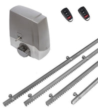 Φόρτωση εικόνας στο εργαλείο προβολής Συλλογής, Σετ μηχανισμού συρόμενης πόρτας Proteco MEKO-5 με ενσωματωμένο πινακοδέκτη, 2 τηλεχειριστήρια και 4m μεταλλική κρεμαγιέρα