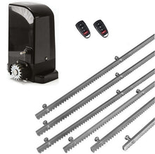 Φόρτωση εικόνας στο εργαλείο προβολής Συλλογής, Σετ μοτέρ συρόμενης πόρτας BRAVO 500 με ενσωματωμένο πινακοδέκτη, 2 τηλεχειριστήρια και 6m μεταλλική κρεμαγιέρα