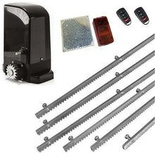 Φόρτωση εικόνας στο εργαλείο προβολής Συλλογής, Σετ μοτέρ συρόμενης πόρτας BRAVO 500 με ενσωματωμένο πινακοδέκτη, 2 τηλεχειριστήρια, 6m μεταλλική κρεμαγιέρα και φωτοκύτταρα με ανακλαστήρα