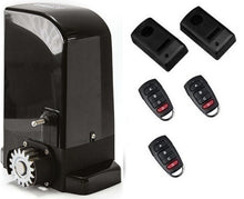 Φόρτωση εικόνας στο εργαλείο προβολής Συλλογής, Σετ μοτέρ συρόμενης πόρτας BRAVO 500 με ενσωματωμένο πινακοδέκτη, 3 τηλεχειριστήρια και φωτοκύτταρα ενσύρματα