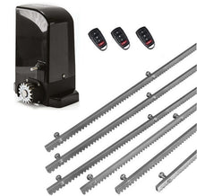 Φόρτωση εικόνας στο εργαλείο προβολής Συλλογής, Σετ μοτέρ συρόμενης πόρτας BRAVO 500 με ενσωματωμένο πινακοδέκτη, 3 τηλεχειριστήρια και 6m μεταλλική κρεμαγιέρα