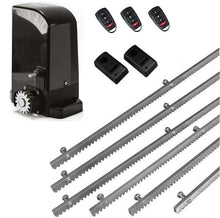 Φόρτωση εικόνας στο εργαλείο προβολής Συλλογής, Σετ μοτέρ συρόμενης πόρτας BRAVO 500 με ενσωματωμένο πινακοδέκτη, 3 τηλεχειριστήρια, 6m μεταλλική κρεμαγιέρα και φωτοκύτταρα ενσύρματα