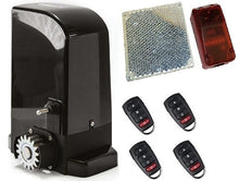 Φόρτωση εικόνας στο εργαλείο προβολής Συλλογής, Σετ μοτέρ συρόμενης πόρτας BRAVO 500 με ενσωματωμένο πινακοδέκτη, 4 τηλεχειριστήρια και φωτοκύτταρα με ανακλαστήρα