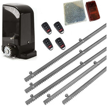 Φόρτωση εικόνας στο εργαλείο προβολής Συλλογής, Σετ μοτέρ συρόμενης πόρτας BRAVO 500 με ενσωματωμένο πινακοδέκτη, 4 τηλεχειριστήρια, 5m μεταλλική κρεμαγιέρα και φωτοκύτταρα με ανακλαστήρα