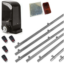 Φόρτωση εικόνας στο εργαλείο προβολής Συλλογής, Σετ μοτέρ συρόμενης πόρτας BRAVO 500 με ενσωματωμένο πινακοδέκτη, 4 τηλεχειριστήρια, 7m μεταλλική κρεμαγιέρα και φωτοκύτταρα με ανακλαστήρα