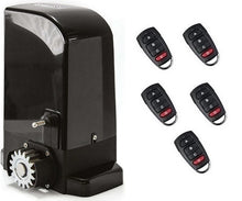 Φόρτωση εικόνας στο εργαλείο προβολής Συλλογής, Σετ μοτέρ συρόμενης πόρτας BRAVO 500 με ενσωματωμένο πινακοδέκτη και 5 τηλεχειριστήρια