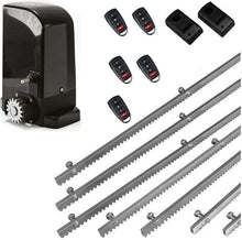 Φόρτωση εικόνας στο εργαλείο προβολής Συλλογής, Σετ μοτέρ συρόμενης πόρτας BRAVO 500 με ενσωματωμένο πινακοδέκτη, 5 τηλεχειριστήρια, 7m μεταλλική κρεμαγιέρα και φωτοκύτταρα ενσύρματα