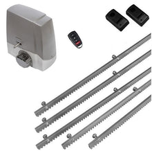 Φόρτωση εικόνας στο εργαλείο προβολής Συλλογής, Σετ μηχανισμού συρόμενης πόρτας MEKO-8 με ενσωματωμένο πινακοδέκτη, 1 τηλεχειριστήριο, 5m μεταλλική κρεμαγιέρα και φωτοκύτταρα ενσύρματα