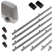 Φόρτωση εικόνας στο εργαλείο προβολής Συλλογής, Σετ μηχανισμού συρόμενης πόρτας MEKO-8 με ενσωματωμένο πινακοδέκτη, 3 τηλεχειριστήρια, 8m μεταλλική κρεμαγιέρα και φωτοκύτταρα ενσύρματα