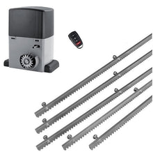 Φόρτωση εικόνας στο εργαλείο προβολής Συλλογής, Σετ μοτέρ συρόμενης πόρτας σε μπάνιο λαδιού NORTON-1000-OIL με ενσωματωμένο πινακοδέκτη, 1 τηλεχειριστήριo και 5m μεταλλική κρεμαγιέρα