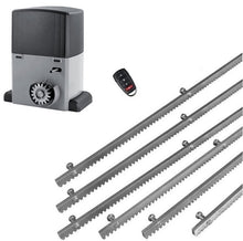 Φόρτωση εικόνας στο εργαλείο προβολής Συλλογής, Σετ μοτέρ συρόμενης πόρτας σε μπάνιο λαδιού NORTON-1000-OIL με ενσωματωμένο πινακοδέκτη, 1 τηλεχειριστήριo και 6m μεταλλική κρεμαγιέρα