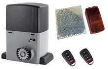 Φόρτωση εικόνας στο εργαλείο προβολής Συλλογής, Σετ μοτέρ συρόμενης πόρτας σε μπάνιο λαδιού NORTON-1000-OIL με ενσωματωμένο πινακοδέκτη, 2 τηλεχειριστήρια και φωτοκύτταρα ασύρματα