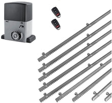 Φόρτωση εικόνας στο εργαλείο προβολής Συλλογής, Σετ μοτέρ συρόμενης πόρτας σε μπάνιο λαδιού NORTON-1000-OIL με ενσωματωμένο πινακοδέκτη, 2 τηλεχειριστήρια και 9m μεταλλική κρεμαγιέρα