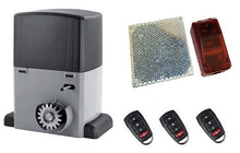 Φόρτωση εικόνας στο εργαλείο προβολής Συλλογής, Σετ μοτέρ συρόμενης πόρτας σε μπάνιο λαδιού NORTON-1000-OIL με ενσωματωμένο πινακοδέκτη, 3 τηλεχειριστήρια και φωτοκύτταρα ασύρματα