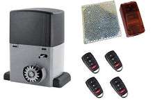 Φόρτωση εικόνας στο εργαλείο προβολής Συλλογής, Σετ μοτέρ συρόμενης πόρτας σε μπάνιο λαδιού NORTON-1000-OIL με ενσωματωμένο πινακοδέκτη, 4 τηλεχειριστήρια και φωτοκύτταρα ασύρματα