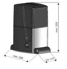 Φόρτωση εικόνας στο εργαλείο προβολής Συλλογής, Διαστάσεις μοτέρ συρόμενης πόρτας NORTON-1000-OIL