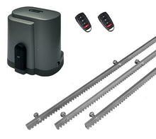 Φόρτωση εικόνας στο εργαλείο προβολής Συλλογής, Σετ μοτέρ συρόμενης πόρτας RIB K500 με ενσωματωμένο πινακοδέκτη, 2 τηλεχειριστήρια και 3m μεταλλική κρεμαγιέρα
