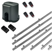 Φόρτωση εικόνας στο εργαλείο προβολής Συλλογής, Σετ μοτέρ συρόμενης πόρτας RIB K500 με ενσωματωμένο πινακοδέκτη, 4 τηλεχειριστήρια, 7m μεταλλική κρεμαγιέρα και φωτοκύτταρα ενσύρματα