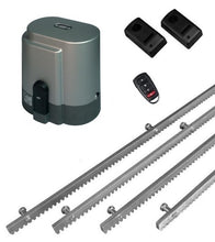 Φόρτωση εικόνας στο εργαλείο προβολής Συλλογής, Σετ μηχανισμού συρόμενης πόρτας RIB K800 με ενσωματωμένο πινακοδέκτη, 1 τηλεχειριστήριο, 4m μεταλλική κρεμαγιέρα και φωτοκύτταρα ενσύρματα