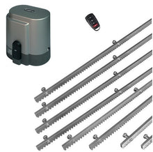 Φόρτωση εικόνας στο εργαλείο προβολής Συλλογής, Σετ μηχανισμού συρόμενης πόρτας RIB K800 με ενσωματωμένο πινακοδέκτη, 1 τηλεχειριστήριο και 8m μεταλλική κρεμαγιέρα