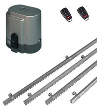 Φόρτωση εικόνας στο εργαλείο προβολής Συλλογής, Σετ μηχανισμού συρόμενης πόρτας RIB K800 με ενσωματωμένο πινακοδέκτη, 2 τηλεχειριστήρια και 4m μεταλλική κρεμαγιέρα