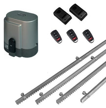 Φόρτωση εικόνας στο εργαλείο προβολής Συλλογής, Σετ μηχανισμού συρόμενης πόρτας RIB K800 με ενσωματωμένο πινακοδέκτη, 3 τηλεχειριστήρια, 4m μεταλλική κρεμαγιέρα και φωτοκύτταρα ενσύρματα