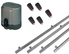 Φόρτωση εικόνας στο εργαλείο προβολής Συλλογής, Σετ μηχανισμού συρόμενης πόρτας RIB K800 με ενσωματωμένο πινακοδέκτη, 5 τηλεχειριστήρια και 4m μεταλλική κρεμαγιέρα