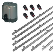 Φόρτωση εικόνας στο εργαλείο προβολής Συλλογής, Σετ μηχανισμού συρόμενης πόρτας RIB K800 με ενσωματωμένο πινακοδέκτη, 5 τηλεχειριστήρια και 8m μεταλλική κρεμαγιέρα