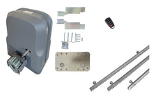 Φόρτωση εικόνας στο εργαλείο προβολής Συλλογής, Σετ μοτέρ συρόμενης πόρτας SLG600 με 1 τηλεχειριστήριο και 3m μεταλλική κρεμαγιέρα