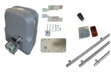 Φόρτωση εικόνας στο εργαλείο προβολής Συλλογής, Σετ μοτέρ συρόμενης πόρτας SLG600 με 1 τηλεχειριστήριο, 3m μεταλλική κρεμαγιέρα και φωτοκύτταρα ασύρματα