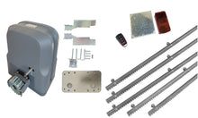 Φόρτωση εικόνας στο εργαλείο προβολής Συλλογής, Σετ μοτέρ συρόμενης πόρτας SLG600 με 1 τηλεχειριστήριο, 5m μεταλλική κρεμαγιέρα και φωτοκύτταρα ασύρματα